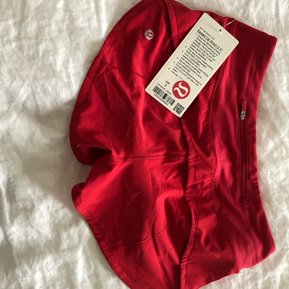 Lululemon Speed Up Short 2.5” Size 2